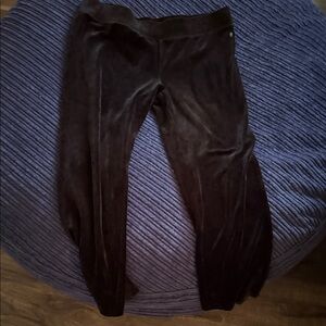 Lily Pulitzer Black Velvet Pants